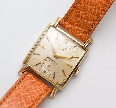 Vintage LONGINES 14k Solid Yellow Gold Art Deco Watch 23Z Running • $699.99