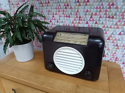 Bush AC91 Valve Radio RARE Vintage Radio From 1940s Beautiful Example WORKING • £5.99