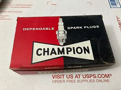 Vintage Champion Spark Plugs RJ-12Y Full Box Of 10 Plugs • $24