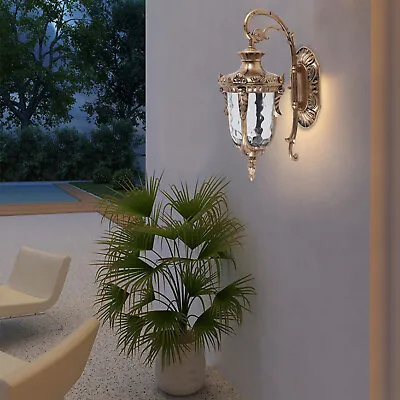 Traditional Vintage Style Outdoor Single Wall Sconce Light Garden Lantern Lamp • £34.20
