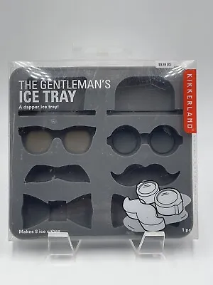 Gentleman's Ice Tray Mustache Top Hat Sunglasses Bow Tie Glasses Chapeau Box 6 • $9.99