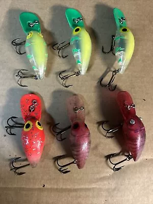 (6) Brad's Wiggler Fishing Lure Plug Steelhead Salmon • $4.99