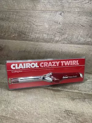 Clairol Crazy Twirl Professional Style Curling Iron (Model DC-3CS)-Vintage 1986 • $10