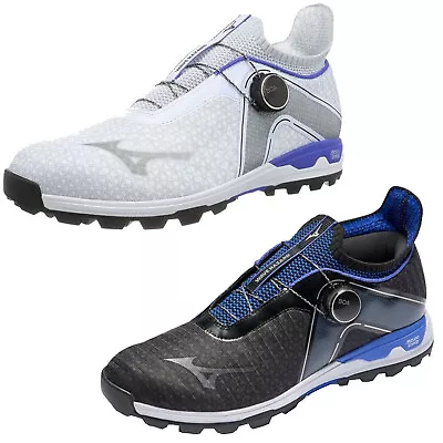 2024 Mizuno Mens Wave Hazard BOA Golf Shoes Spikeless Waterproof Mesh Upper • $154.97