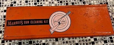 Vintage Advertising Marbles 834 Universal Metal Gun Cleaning Box Kit X GRAPHICS • $19.50