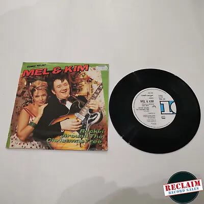 Mel & Kim Rockin Around The Christmas Tree 7   Vinyl Record Very Good Condition • £4.59