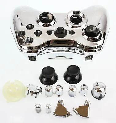 $12.20 • Buy Replacement Custom Chrome Gold Red Blue Green Xbox 360 Controller Shell Case