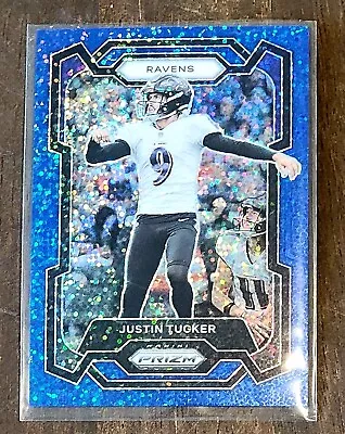 2023 SP JUSTIN TUCKER Panini BLUE SPARKLE Prizm /96 #22  • $4.97