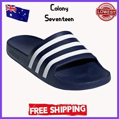 $45.49 • Buy Adidas Unisex Comfortable Slides Contoured Sporty Sandals Slip On Slippers
