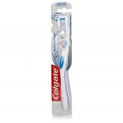 8x Or 16x Colgate 360 Sensitive Pro Relief Toothbrushes. From $3.45ea Incl Post • £21.93