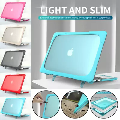 For MacBook Air Pro 13/14/16/13.6 In Shockproof Hard Stand Case Cover Flip Shell • £27.23