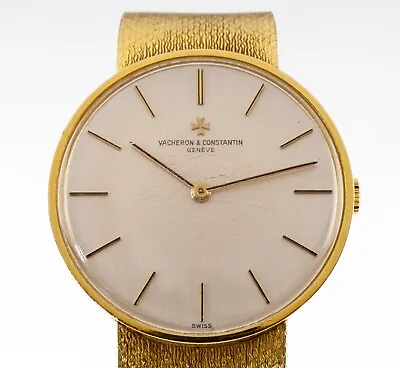 Vacheron Constantin Men's 18k Gold Mechanical Watch W/ Original Mesh Band • $8500