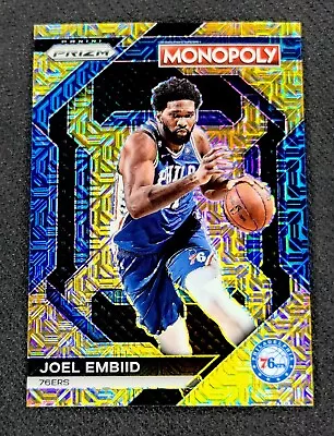 JOEL EMBIID #29/500 - 2023-24 Prizm Monopoly All-Stars Gold Money Shimmer Prizm • $2.99