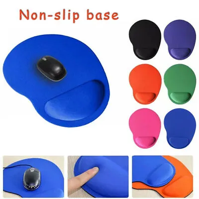 US Large Mouse Pad Mat With Wrist Rest Support Anti-Slip For PC Laptop Macbook • $3.19