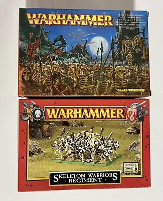 Citadel Miniatures Warhammer Skeleton RegimentS Target Games  NiB • $100