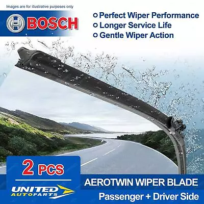 Bosch Front Pair Aerotwin Plus Wiper Blade For Volvo C30 S40 S60 S80 V50 V60 V70 • $55.15