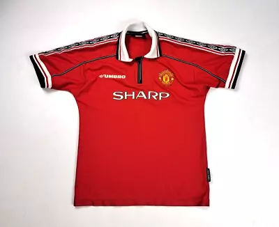 Manchester United Shirt Jersey Sharp  Umbro Size  Youth 12/13 Years 158 Cm • $25