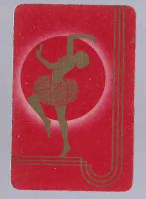 Vintage Swap Playing Card      Ballet Dancer  Silhouette • $1.70
