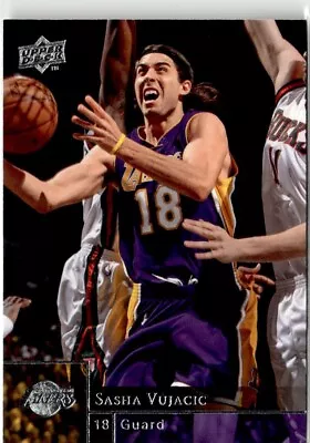 2009-10 Upper Deck Sasha Vujacic Los Angeles Lakers #85 • $2.99