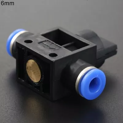 Pneumatic Ball Air Valve Push In Fitting Connector Hose Tube Pipe Speed Joiner • $11.27