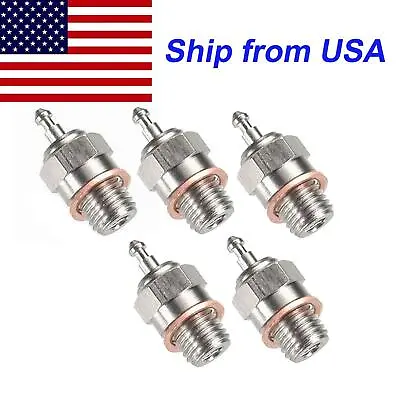 5pcs HSP 70117 Super Spark Glow Plug No.4 N4 Hot For RC Nitro Engines Car Truck • $20.98