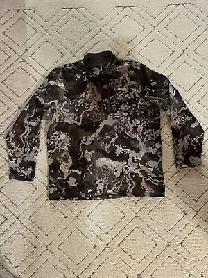 Magellan Veil Hunting Camo Game Winner Quarter (1/4) Zip Pullover Large • $15.01