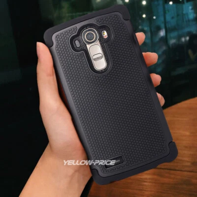 $9.49 • Buy LG G4 Case Premium Shock-Absorbing Matte Armor Case Durable Bumper Cover+ Glass