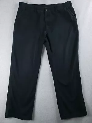 Duluth Trading Co Men Carpenter Pants Size 40x31 (ACTUAL) Black Work Pants • $14.99