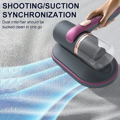 Cordless Handheld Vacuum Cleaner UV Dust Mite Remover Bed Blanket Bed Mattress • $42.99