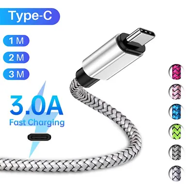 $7.75 • Buy Type C USB C Fast Charger For Samsung Galaxy S8 S9 S10 S20+ Data Charging Cable