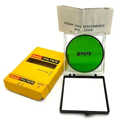 $16 • Buy MINT NOS Kodak Wratten X1  Filter Series 7  No. 11 Green With Japanese Insert