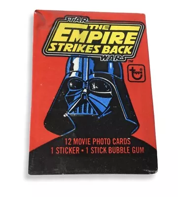 1980 Topps STAR WARS THE EMPIRE STRIKES BACK Series 1 Cards Red Wax Pack SEALED • $23.99