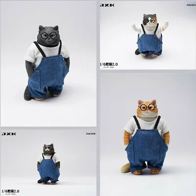 JXK 1:6 Scale Fat Cat 2.0 Model Healing Animal Figure Scene Collection Decor • $49.99