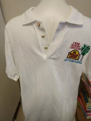 $16.99 • Buy 1998 El Pollo Loco Franchise Conversation Polo Shirt Hyatt Grand Champion Size M
