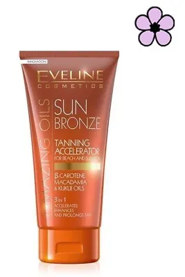 Eveline Sun Bronze Tanning Accelerator Lotion Cream Tan Bronzing Sunbed 150ml • £7.98