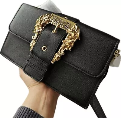 Versace Jeans Couture Borsa Baroque Buckle Crossbody Bag BNWT AUTHENTIC • $142.88