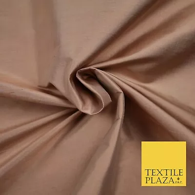 £2 • Buy Luxury 100% PURE Plain Dupion Raw Silk Handloom Dress Fabric OVER 55 COLOURS