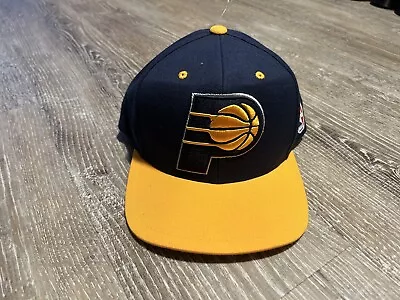 Indiana Pacers Mitchell & Ness Hardwood Classic Wool Blend Retro Snapback Hat • $19.99