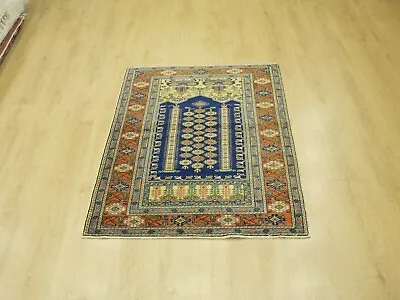 Vintage Kayseri Prayer Rug - Central Anatolian Turkish Carpet - 95 X 132 Cm - Un • $395