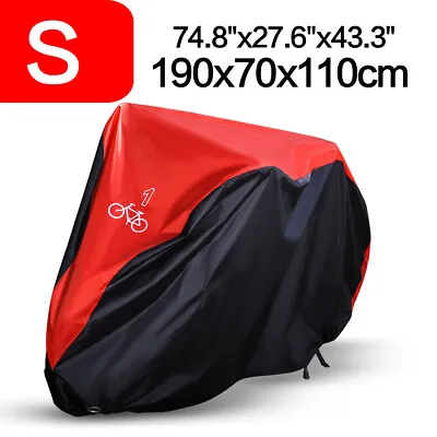 Waterproof Bicycle Bike Cover Outdoor Rain Resistant Dust Protection For 1 Bike • $15.59