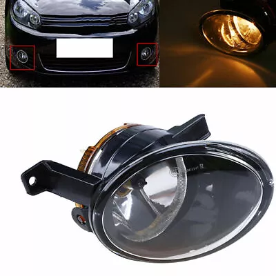 Passenger Right Side Fog Light Lamp W/Blub Amber For VW Jetta MK6 EOS 2009-2014 • $19.49