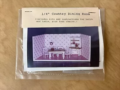 Young At Heart - 1/4” Country Dining Room - Includes Instructions & Kit Pieces • $24.95