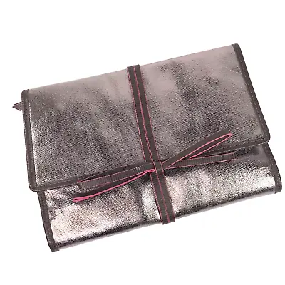 Stella & Dot Metallic Bring Your Bling Jewelry Roll Travel Pouch Bag • $15.99