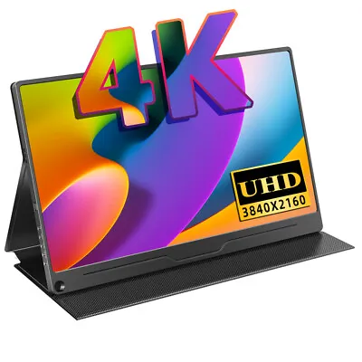 Used | UPERFECT 4K Portable Monitor 15.6  Gaming Monitor HDMI/Mini DP/USB-C • $81.99