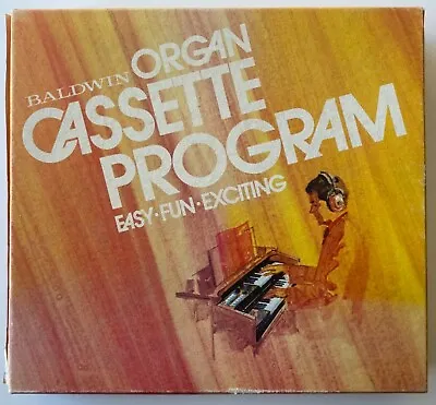BALDWIN ORGAN CASSETTE PROGRAM : Box Set : 6 Learning + 4 Background + 1 Concert • $23.63