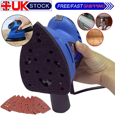 Hand Held Mouse Sanding Machine Small Electric Tight Corners Sander Angle Base💥 • £22.81