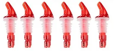 6x COMMERCIAL 1 Oz SHOT MEASURED BAR 1.75 LITER LIQUOR BOTTLE POURER POUR SPOUTS • $27.99