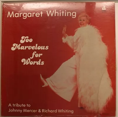 Margaret Whiting Lp Too Marvelous For Words On Audiophile - Sealed / Sealed • $12.99