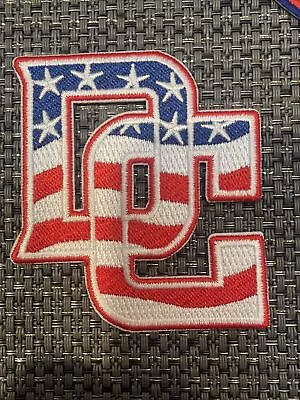 WASHINGTON NATIONALS DC RED - WHITE- BLUE Embroidered Iron On Patch 3  X 3  NICE • $5.95