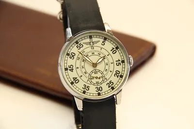 $68 • Buy Soviet Watch Laco Pobeda ZIM Pilot Watch Military Watch USSR Man's Watch